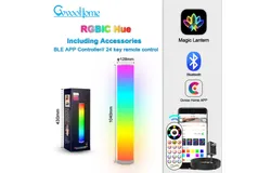 Colorful atmosphere light Bluetooth floor light APP Living room reading light living room bedside atmosphere light Bluetooth APP magic cylinder floor lamp &lpar;one installation&rpar;