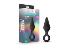 Anal Adventures Loop Plug Large Black