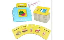 Children&apos;s enlightenment early education intelligent card learning machine puzzle English card machine baby card 224WordsinTotal&lpar;12 different kinds of card&rpar;
