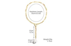 Design Accessory Necklace Vintage Baroque Pearl Necklace for Women -N2312-3