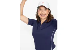 Keep it Covered Shortsleeve Golf Top Navy