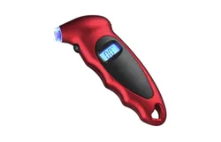 Digital Tire Pressure Gauge 150 PSI &comma; 2 Pack（Red）