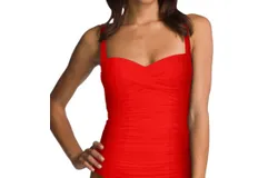 La Blanca Sweetheart Tankini Top In Red
