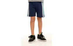 Chaser Coastin&apos; Stripe Shorts In Blue