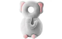 Baby Walker Head Protector Toddler Adjustable Baby Head Protection Backpack Wear Safety Pad &lpar;Elephant&rpar;