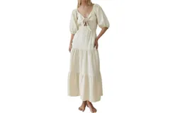 The New Society Women Vermont Dress In Natural