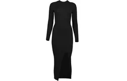Bishop &plus; Young Bishop And Young Playing Favorites Chloe Sweater Dress In Noir In Black