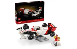 LEGO Icons McLaren MP4&sol;4 & Ayrton Senna Minifigure Model Car Kits - Buildable F1 McLaren Set for Adults&comma; Ages 18 Ideas for Men&comma; Women&comma; Car Lovers - 10330