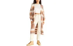 Z Supply Naya Marled Cardigan In Light Taupe