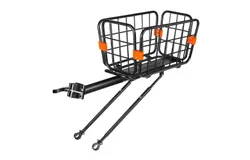 WEST BIKING Multifunctional Bike Rack Rear Luggage Carrying Cycling Trunk Aluminum Alloy MTB Bicycle Basket