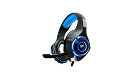 Gaming wired headphones glow RGB headset 7&period;1 channel USB port