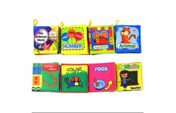 8-Pack Baby Cloth Books