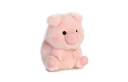Aurora World Rolly Pet Prankster Pig Plush
