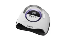 UV LED Nail Art Lamp with 72 Beads&comma; 300W Nail Curing Light for Gel Polish with Auto Sensor&sol;4 Timer Settings&comma; Led Nail Dryer&comma; Professional Manicure and Toenail Manicure Drying Tool &lpar;Red Light&rpar;