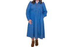 &merci Like You Love Me Dress In Denim