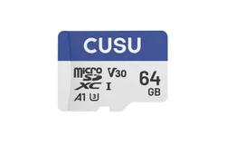 CUSU M30 64GB Micro SDXC Memory Card&comma; Read Speed up to 95 MB&sol;s&comma; A1&comma; UHS-I&comma; Class 10&comma; U3&comma; V30