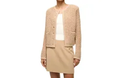 Staud Lisson Jacket In Camel