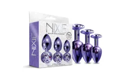 Nixie Metal Butt Plug Train Set Pur Met