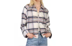 Dylan Ricki Zip Jacket In Navy