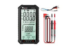TOOLTOP ET8134 Portable 4&period;7 Inch High Definition LCD Screen Multimeter Direct Current Voltage Current AC Voltage Current Measurement Capacitance Resistance Measuring Multifunction Multimeter Backlight Function