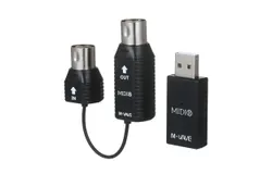 M-VAVE MS1 Mini Wireless Transmission System MIDI System MIDI Wireless Adapter Plug and Play Support Wins System Smart Phone