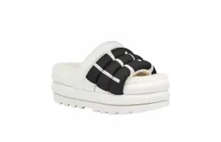 Ugg Maxi Slide Logo In White