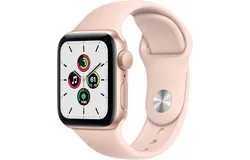 Apple Watch SE &lpar;GPS&comma; 40mm&rpar; - Gold Aluminum Case with Pink Sand Sport Band - Good Refurbished