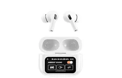 Smart display anc bluetooth 5&period;4 TWS headphones