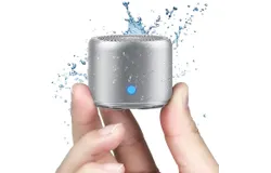 EWA Travel Case Packed&comma; A106 Portable Bluetooth Speaker &lpar;Silver&rpar;