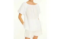 Harshman Keiko Blouse In White
