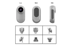 Thumb-Sized Sports Camera GoPro 1080p with Screen&comma; Back Clip&comma; and Magnetic Mount