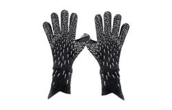 Goalkeeper gloves Antislip football glove finger protection glove football equipment black