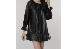 Dolce Cabo Southwest Babydoll Dress In Black