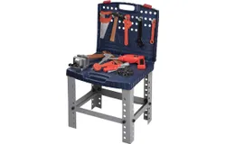 Toy Tool Set Workbench for Toddlers and Children Pretend Play- Kids Workshop Toolbench Building Toys - Kids Tools Playset with Realistic Tools and Electric Drill