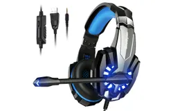 Gaming headset gaming headset subwoofer light-emitting headset phone computer PS4 headset