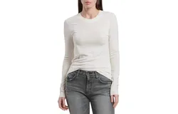 Splendid Long Sleeve Bamboo Jersey Tee In Stone