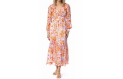 Mahila Kinsley Maxi Dress In Marigold