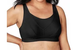 Playtex Bounce Control Wireless Sports Bra In Black