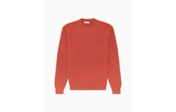 Onia Mens Pigment Dye Sweater In Spiced Ginger