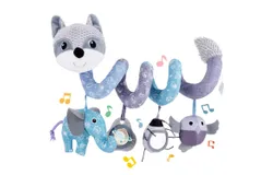 Koty Newborn Car Seat Toys-Gray Fox