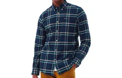 Barbour Ronan Tailored Shirt In Inky Blue