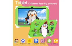 10&period;1-inch Kids Tablet Android 7&period;1  12GB&plus;512GB 1280&ast;800 High Definition Screen Learning Tablet Safe and Protective Design 2500mAh Large Capacity Battery -6G&plus;128G  green
