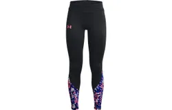 Under Armour Girls&apos; Cozy Armour Leggings In Black &sol; Pink Punk
