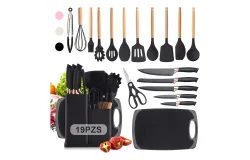 Utensilios De Cocina Silicona Espatulas Y Cuchillos 19 Set