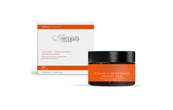 Mascarilla naranja de iluminación de vitamina C