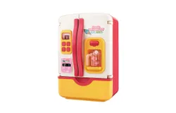 Kitchen Toys Fridge Refrigerator with Ice Dispenser Pretend Play Appliance for Kids&comma; Play Kitchen Set with Kitchen Playset