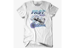 Rich & Rugged Apparel Men&apos;s Fast Cash T Shirt In White&sol;blue&sol;purple