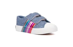 Olivia Miller Girl&apos;s Toddler Glimmer Rainbow Low Top Sneakers