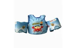 2024 Newest 3 in 1 Pool Float & Arm Bands Boys and Girls&comma; Puddle Jumper Adjustable Sturdy Safety for Infant 1 2 3 4 5 6 Year-New crab with shoulder strap