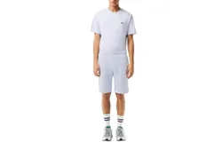 Lacoste Regular Fit Fleece Shorts In Light Blue